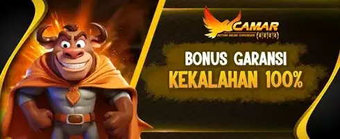 GARANSI KEKALAHAN SALDO KEMBALI 100% promotion banner